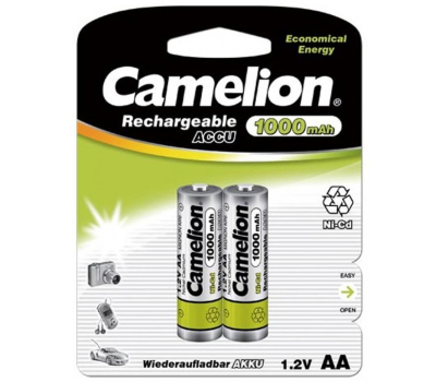 Аккумулятор Camelion AA 1000mAh Ni-Cd * 2 R6-2BL (NC-AA1000BP2)