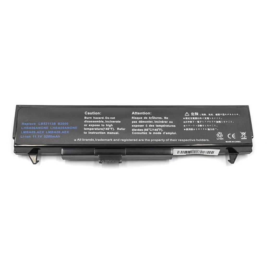 Аккумулятор для ноутбука LG E23 (LB52113D) 11.1V 5200mAh PowerPlant (N