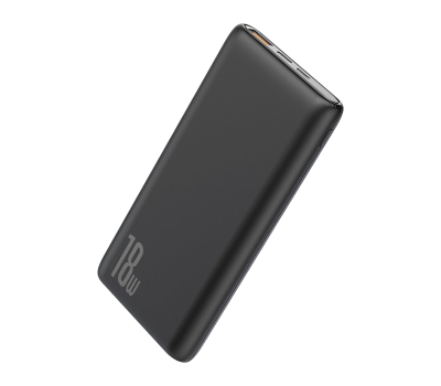 Батарея универсальная Baseus Bipow Quick Charge PD+QC 10000mAh 18W Black (PPDML-01)