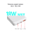 Батарея универсальная ColorWay 10 000 mAh Slim (USB QC3.0 + USB-C Power Delivery 18W) White (CW-PB100LPG3WT-PD)