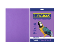 Бумага Buromax А4, 80g, INTENSIVE violet, 50sh (BM.2721350-07)