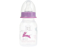 Бутылочка для кормления Baby-Nova Декор 120 мл Розовый (3960067)