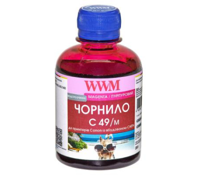 Чернила WWM CANON GI-490 200г Magenta (C49/M)