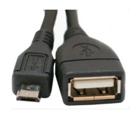 Дата кабель OTG USB 2.0 AF to Micro 5P 0.8m Atcom (16028)