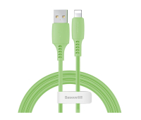 Дата кабель USB 2.0 AM to Lightning 1.2m 2.4A green Baseus (CALDC-06)