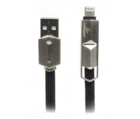 Дата кабель USB 2.0 AM to Micro 5P 1.0m Cablexpert (CCPB-ML-USB-05BK)