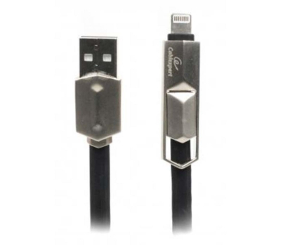 Дата кабель USB 2.0 AM to Micro 5P 1.0m Cablexpert (CCPB-ML-USB-05BK)