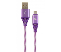 Дата кабель USB 2.0 Micro 5P to AM Cablexpert (CC-USB2B-AMmBM-1M-PW)