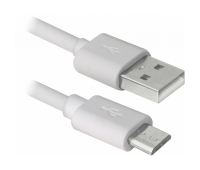 Дата кабель USB08-10BH USB - Micro USB, white, 3m Defender (87468)