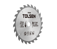Диск Tolsen пильный с ТВС напайками по дереву 254х60Т*30мм (76461)