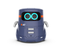 Интерактивная игрушка AT-Robot Умный робот с сенсорным управлением и обучающими карт темно (AT002-02-UKR)