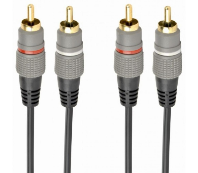 Кабель мультимедийный 2RCA to 2RCA 2.5m Cablexpert (CCAP-202-2.5M)