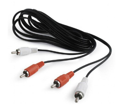 Кабель мультимедийный 2RCA to 2RCA 5.0m Cablexpert (CCA-2R2R-5M)