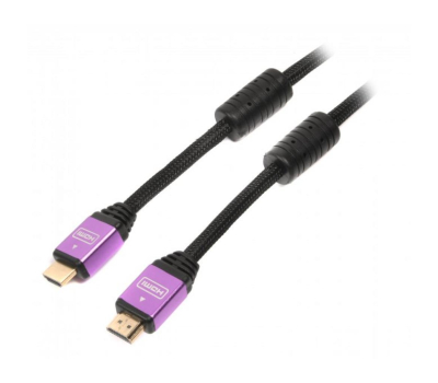 Кабель мультимедийный HDMI to HDMI 5.0m ferrite v.1.4 Cablexpert (VC-HDMI-510-5m)