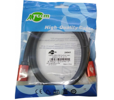 Кабель мультимедийный HDMI to HDMI 5.0m V2.0 Atcom (24945)