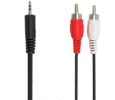 Кабель мультимедийный Jack 3.5mm папа/2RCA папа 1.8m Pro REAL-EL (EL123500042)