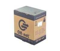 Кабель сетевой OK-Net UTP 500м (U/UTP-cat.5) (КППт-ВП (100) 2х2х0,50 / 500)