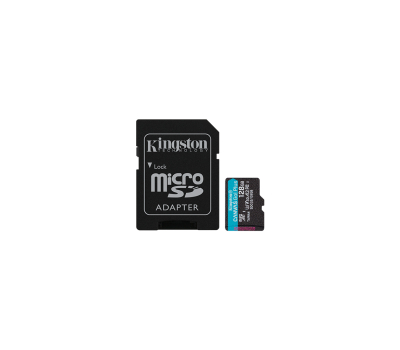 Карта памяти Kingston 128GB microSDXC class 10 UHS-I U3 A2 Canvas Go Plus (SDCG3/128GB)