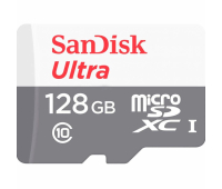 Карта памяти SanDisk 128GB microSD class 10 Ultra Light (SDSQUNR-128G-GN6MN)