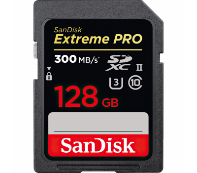 Карта памяти SanDisk 128GB SDXC class 10 UHS-II U3 V90 Extreme Pro (SDSDXDK-128G-GN4IN)