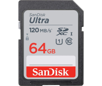 Карта памяти SanDisk 64GB SDXC class 10 Ultra (SDSDUN4-064G-GN6IN)