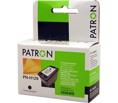 Картридж Patron для HP PN-H129 BLACK (C9364HE) (CI-HP-C9364HE-B-PN)