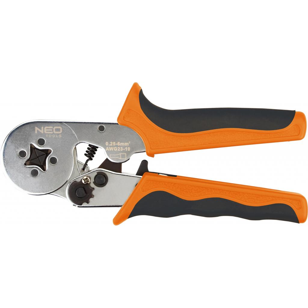 Клещи Neo Tools для обжима втулкочных наконечников 0.25 - 6 mm2 (01-50