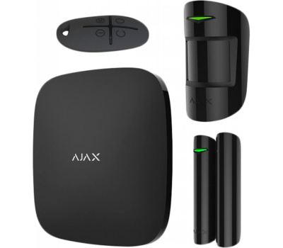 Комплект охранной сигнализации Ajax StarterKit Plus - Hubkit Plus /Black (StarterKit Plus /Black)