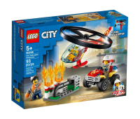 Конструктор LEGO City Fire Пожарный спасательный вертолёт 93 детали (60248)