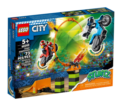 Конструктор LEGO City Stunt Состязание трюков 73 детали (60299)