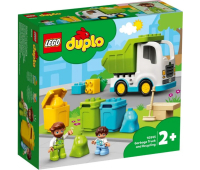 Конструктор LEGO Duplo Мусоровоз и контейнеры для раздельного сбора мусора (10945)