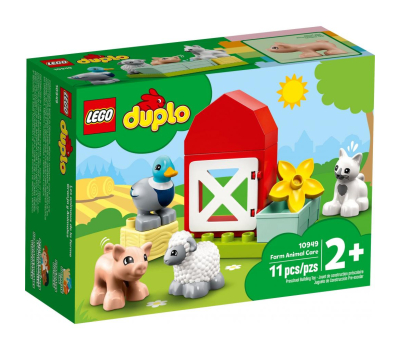 Конструктор LEGO Duplo Уход за животными на ферме (10949)