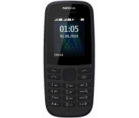 Мобильный телефон Nokia 105 SS 2019 (no charger) Black (16KIGB01A19)