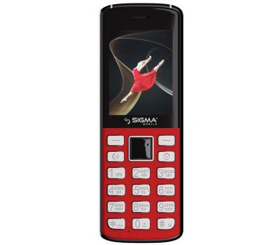 Мобильный телефон Sigma X-style 24 Onyx Red (4827798324622)