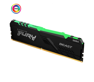 Модуль памяти для компьютера DDR4 16GB 3200 MHz Fury Beast RGB Kingston Fury (ex.HyperX) (KF432C16BB1A/16)