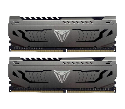 Модуль памяти для компьютера DDR4 8GB (2x4GB) 3200 MHz Viper Steel Gray Patriot (PVS48G320C6K)