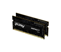 Модуль памяти для ноутбука SoDIMM DDR4 32GB (2x16GB) 2666 MHz Fury Impact Kingston Fury (ex.HyperX) (KF426S15IB1K2/32)