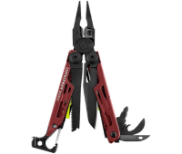 Мультитул Leatherman SIGNAL CRIMSON, синтетический чехол, картонна коробка (832745)