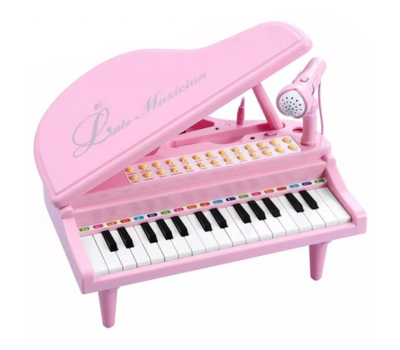 Музыкальная игрушка Baoli пианино-синтезатор Маленький музикант с микрофоном 31 клави (BAO-1504C-P)