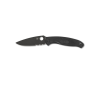 Нож Spyderco Resilience FRN Black Blade Serrated (C142PSBBK)