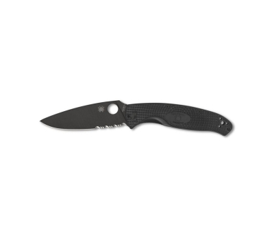 Нож Spyderco Resilience FRN Black Blade Serrated (C142PSBBK)