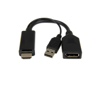 Переходник HDMI to DisplayPort, 4K 30Hz Cablexpert (A-HDMIM-DPF-01)