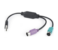 Переходник USB to PS/2 Cablexpert (UAPS12-BK)