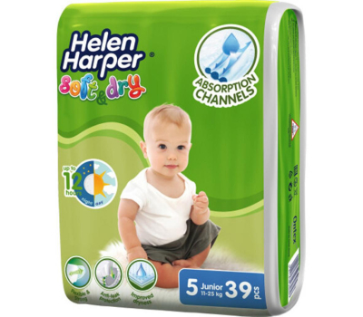 Подгузник Helen Harper SoftDry Junior 15-25 кг 39 шт (5411416060154)