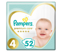 Подгузник Pampers Premium Care Maxi Размер 4 (9-14 кг) 52 шт (4015400278818)