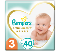 Подгузник Pampers Premium Care Midi Размер 3 (6-10 кг) 40 шт (8001090379337)