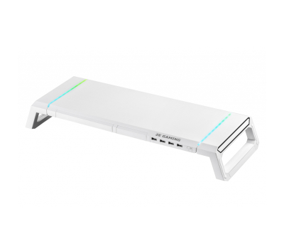 Подставка для монитора 2E GAMING, USB hub, backlight / RGB, White (2E-CPG-007-WT)