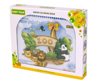 Развивающая игрушка Baby Team Книжечка-раскраска водная Зоопарк (9030_зоопарк)