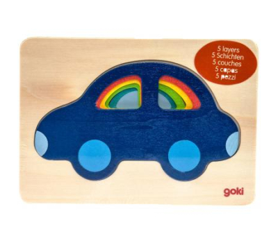 Развивающая игрушка Goki Разноцветные машинки (57485)