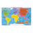 Развивающая игрушка Janod Магнитная карта мира англ.язык (J05504)